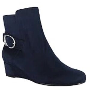 Elegant Navy Ankle Boots